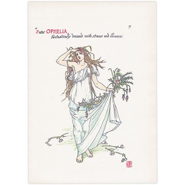 Opheliaʥեꥢ Flowers from Shakespeares Garden  륿쥤 1906ǯ  | 2035