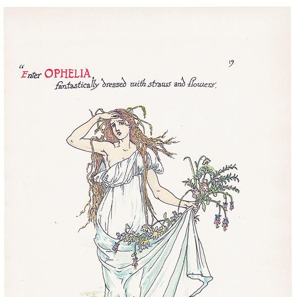 Opheliaʥեꥢ Flowers from Shakespeares Garden  륿쥤 1906ǯ  | 2035