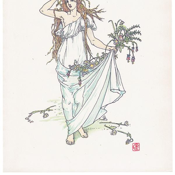 Opheliaʥեꥢ Flowers from Shakespeares Garden  륿쥤 1906ǯ  | 2035