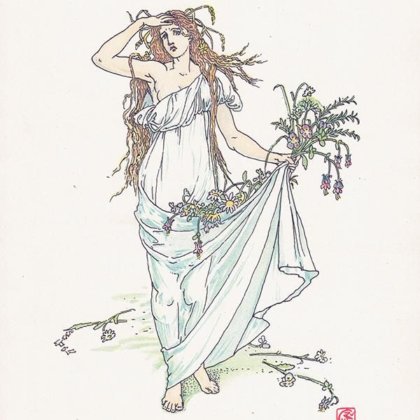 Opheliaʥեꥢ Flowers from Shakespeares Garden  륿쥤 1906ǯ  | 2035