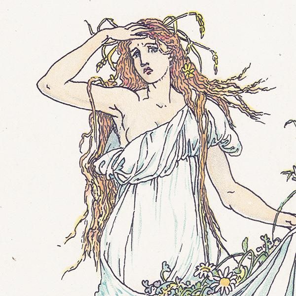 Opheliaʥեꥢ Flowers from Shakespeares Garden  륿쥤 1906ǯ  | 2035