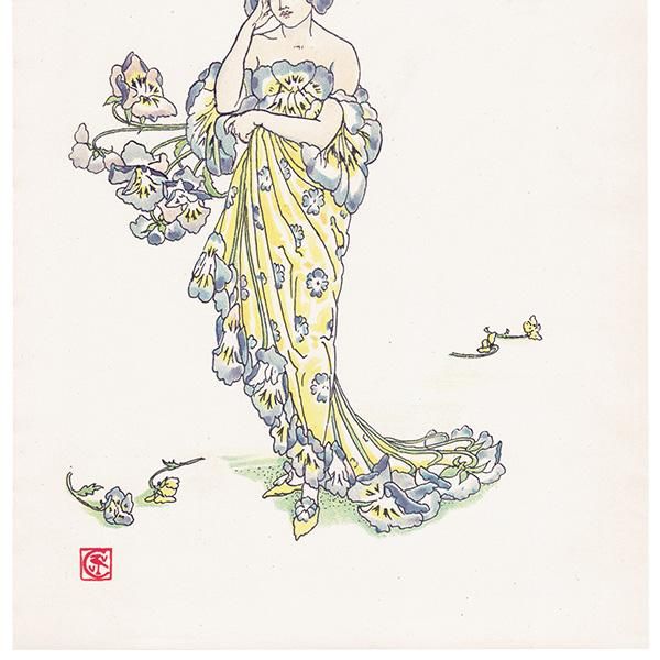 Pansiesʥѥ󥸡 Flowers from Shakespeares Garden  륿쥤 1906ǯ  | 2037