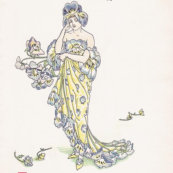 Pansiesʥѥ󥸡 Flowers from Shakespeares Garden  륿쥤 1906ǯ  | 2037