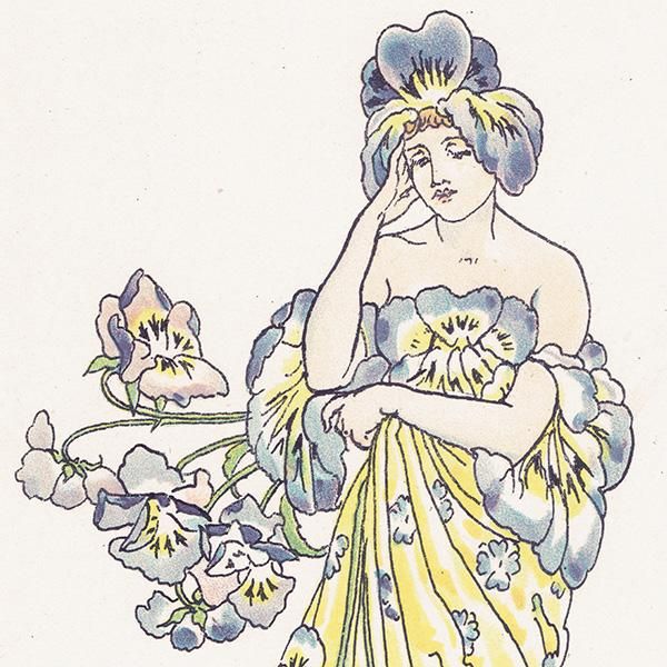 Pansiesʥѥ󥸡 Flowers from Shakespeares Garden  륿쥤 1906ǯ  | 2037