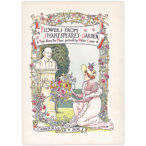 륿쥤 Flowers from Shakespeares Garden 1906ǯ  ⳨    | 2040