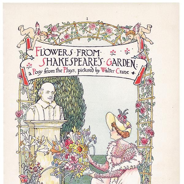 륿쥤 Flowers from Shakespeares Garden 1906ǯ  ⳨    | 2040