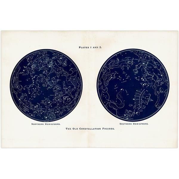 ŷʸء The Old Constellation FiguresʸŤ¤οޡ 1890ǯ ꥹ ƥ ץ | 0123