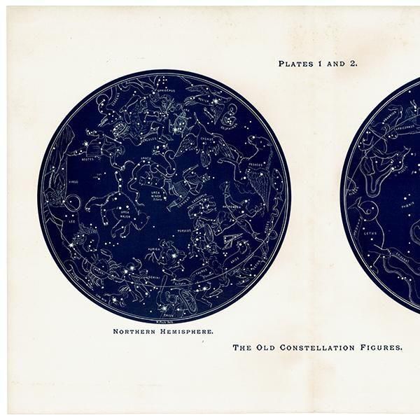 ŷʸء The Old Constellation FiguresʸŤ¤οޡ 1890ǯ ꥹ ƥ ץ | 0123
