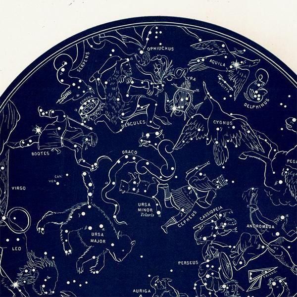 ŷʸء The Old Constellation FiguresʸŤ¤οޡ 1890ǯ ꥹ ƥ ץ | 0123