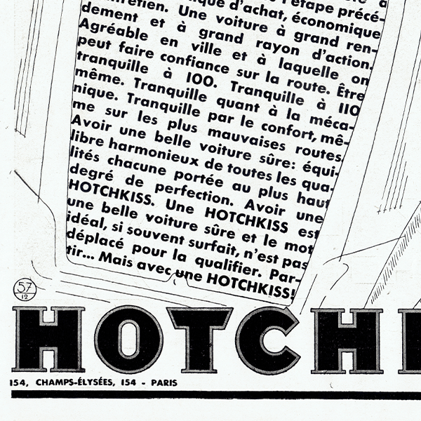 HOTCHKISS() 1931ǯ ե󥹤θŤ֤ι ǥʥơ 0306<img class='new_mark_img2' src='https://img.shop-pro.jp/img/new/icons5.gif' style='border:none;display:inline;margin:0px;padding:0px;width:auto;' />
