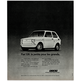 FIAT 126 (եå) 1973ǯ ե󥹤θŤ֤ιʥơ 0308<img class='new_mark_img2' src='https://img.shop-pro.jp/img/new/icons5.gif' style='border:none;display:inline;margin:0px;padding:0px;width:auto;' />