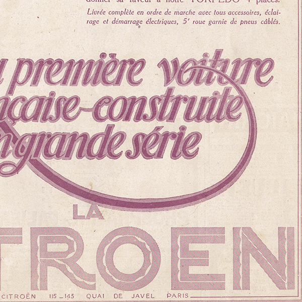 CITROENʥȥ˥饷å 1922ǯ ե󥹤θŤ֤ιʥơ 0310<img class='new_mark_img2' src='https://img.shop-pro.jp/img/new/icons5.gif' style='border:none;display:inline;margin:0px;padding:0px;width:auto;' />