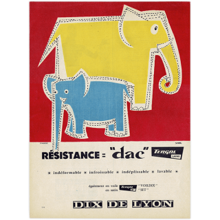 DIX DE LYON ƥ᡼ 1953ǯ ե󥹤θŤʥơ 0604<img class='new_mark_img2' src='https://img.shop-pro.jp/img/new/icons5.gif' style='border:none;display:inline;margin:0px;padding:0px;width:auto;' />