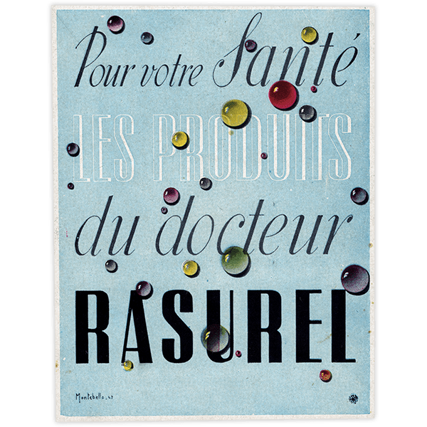 DOCTEUR RASUREL 1942ǯ ե󥹤θŤʥơ 0610<img class='new_mark_img2' src='https://img.shop-pro.jp/img/new/icons5.gif' style='border:none;display:inline;margin:0px;padding:0px;width:auto;' />