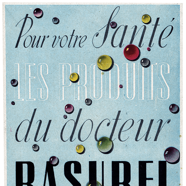 DOCTEUR RASUREL 1942ǯ ե󥹤θŤʥơ 0610<img class='new_mark_img2' src='https://img.shop-pro.jp/img/new/icons5.gif' style='border:none;display:inline;margin:0px;padding:0px;width:auto;' />