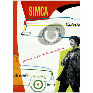 SIMCAʥ५˥ơ 1956ǯ ե󥹤θŤ֤ιʥơ 0318<img class='new_mark_img2' src='https://img.shop-pro.jp/img/new/icons5.gif' style='border:none;display:inline;margin:0px;padding:0px;width:auto;' />