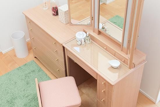 プリティカ/三面鏡収納 【国内最大級ドレッサー専門店】MIRROR MUSEUM