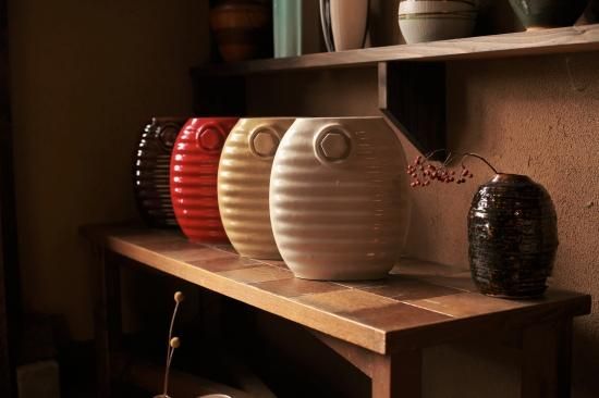 次回入荷未定※ 【岐阜県多治見産】加藤さんがつくる陶器の湯たんぽ・赤