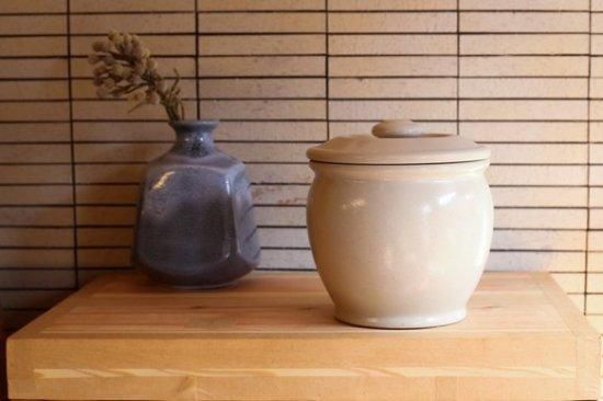 とこなめ えんける道具店 加藤さんのつくる甕 3升 お漬物入れ・お砂糖入れに】 加藤さんのつくる 甕（かめ）・2合