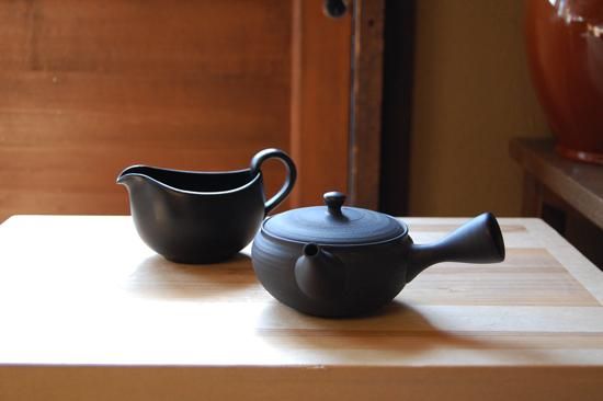 萩焼☆湯呑5客☆急須☆湯冷まし☆陶芸☆陶器☆共