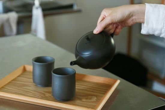 清代　梅枝急須（箱付き） 中国茶・台湾茶向け急須・茶器セット 【東山堂煎茶器店