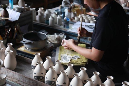 向付　徳利の様な器　内5つセット 向付 徳利の様な器 内5つセット