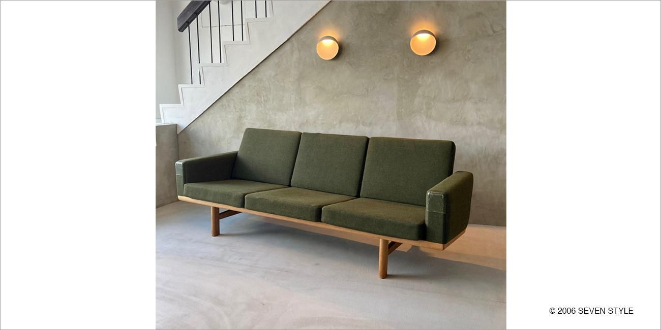 リペア前 Getama Ge236 3 Seater Sofa Seven Style 北欧家具 Yチェア スタンダードトレード カリモク60 宮崎椅子製作所 リペア前 Getama Ge236 3 Seater Sofa Seven Style 北欧家具 Yチェア スタンダードトレード カリモク60 宮崎椅子製作所