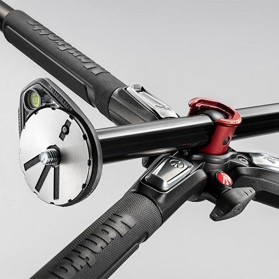 マンフロット(manfrotto)190プロアルミニウム4段三脚+410ギア マンフロット(manfrotto)190プロアルミニウム4段三脚+410ギア