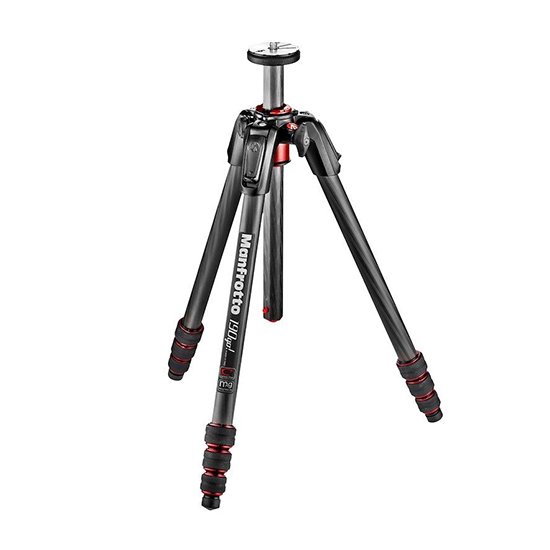 マンフロット（manfrotto）190go! カーボン4段三脚+410ギア付き雲