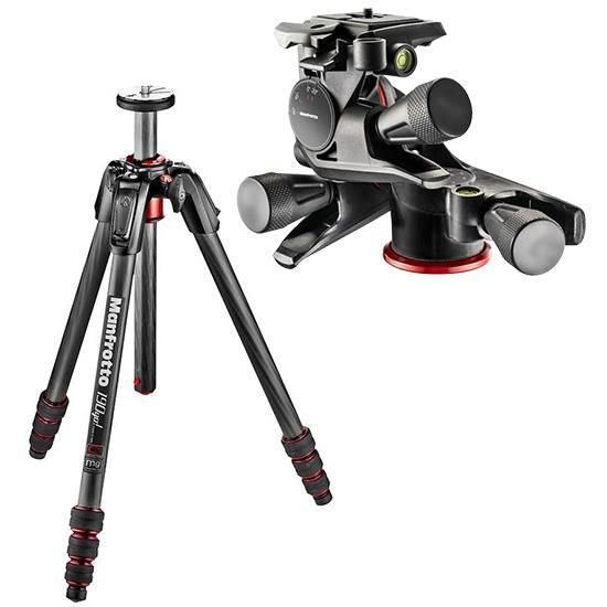 マンフロット（manfrotto）190go! カーボン4段三脚+XPROギア付き雲台