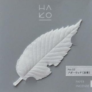 薫寿堂の紙のお香　HA KO No.2 アガーウッド
