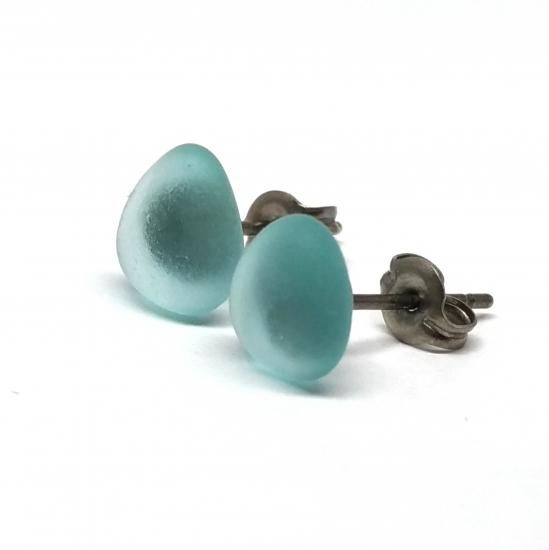 新作 ブルー ピアス 556 Bellaanela ハワイ ピアス サーフボード シーグラス アクセサリー Hlt No