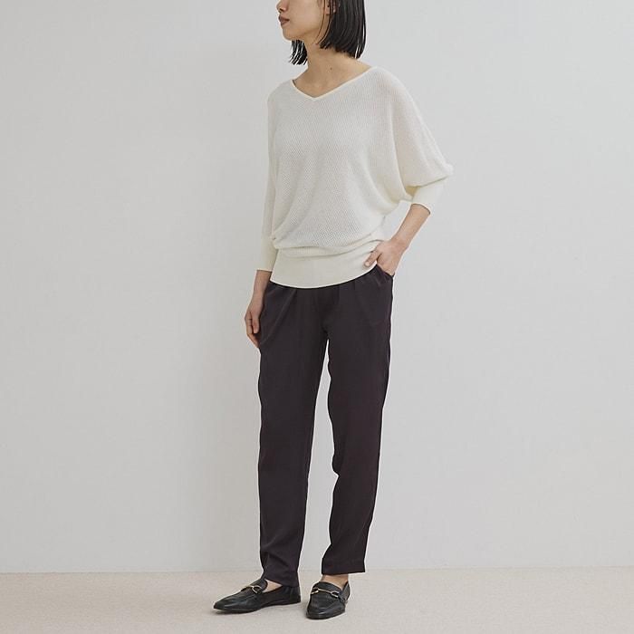 シアーニット/シルクコットン