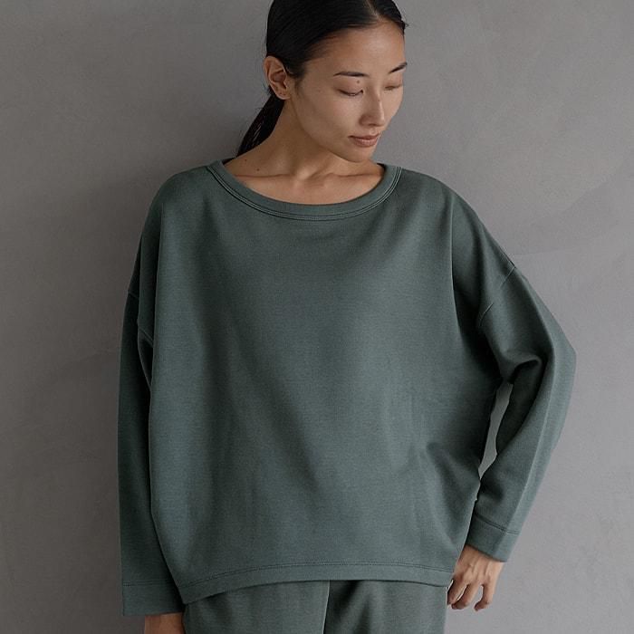 DRESS HERSELF オンライン プルオーバー/ウォームシルク ボートネック