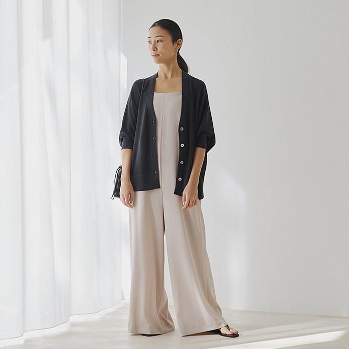 シアーカーディガン/シルクコットン