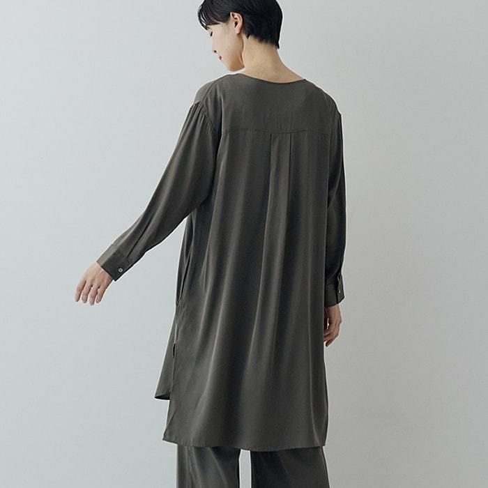 DRESS HERSELF Vネックワンピース/シルク