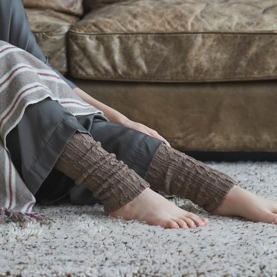 足の冷えにシルク足首ウォーマー【DRESS HERSELF ドレスハーセルフ