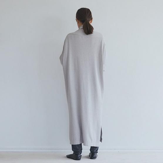 DRESS HERSELF ロングカーディガン/シルクコットン