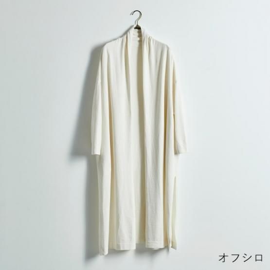 DRESS HERSELF ロングカーディガン/シルクコットン