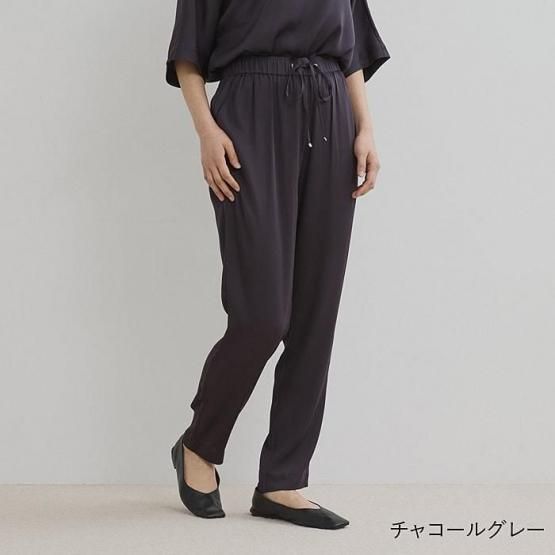 DRESS HERSELF オンライン テーパードパンツ/シルク