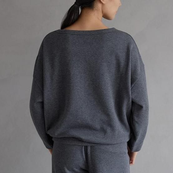 DRESS HERSELF オンライン プルオーバー/ウォームシルク ボートネック