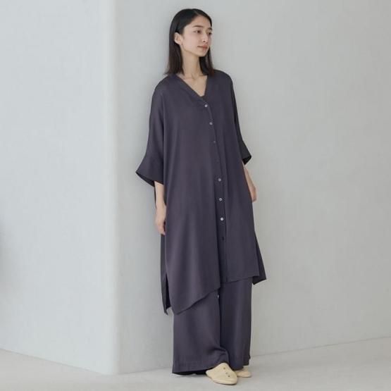 MARIE dress / Blue stripes / シェイプワンピース | シープ