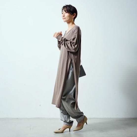 DRESS HERSELF オンライン ニットワンピース/シルクウール