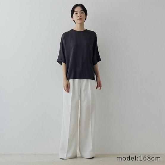 Dress herself ドレスハーセルフ ブラウス／シルク クルーネック DRESS HERSELF ドレスハーセルフオンライン ブラウス/シルク