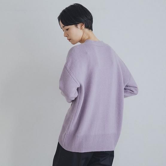 カシミヤ100%上質な大人のカーディガン【DRESS HERSELF/ドレスハー