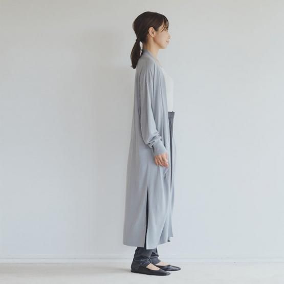 DRESS HERSELF ロングカーディガン/シルク DRESS HERSELF ロングカーディガン/シルク