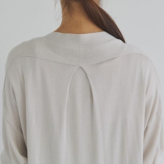 毎朝手が伸びるシルク100%カーディガン ロングカーディガン