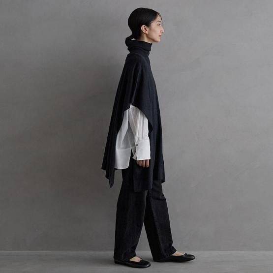 DRESS HERSELF オンライン マルチポンチョ/シルクカシミヤ