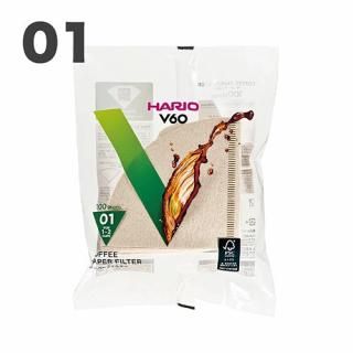 HARIO ϥꥪ V60ڡѡե륿01 ֥饦 100 VCF-01-100M