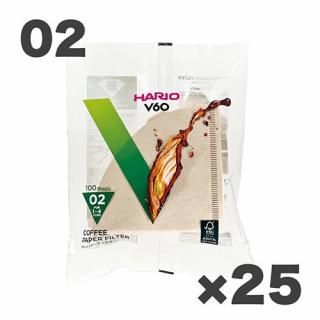 Ȣ㤤25HARIO ϥꥪ V60ڡѡե륿02 ֥饦 100 VCF-02-100M Բľʡ